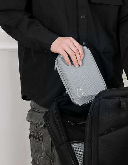 Travelkin Travel Cord Organizer, Electronic Organizer Travel Case, Cable Organizer Bag For Cords,Chargers Phone, Sd Card,Usbs