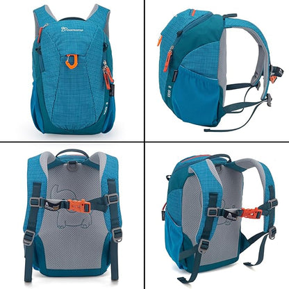 MOUNTAINTOP 8L Kids Backpack,Toddler Backpack Travel Daypack with Chest Strap,Small Backpack for Preschool and Kindergarten