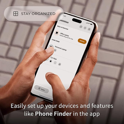 Pebblebee Card 5 | Rechargeable Bluetooth Wallet Tracker Card | Thin Eco-Friendly Alternative Tracking Card to Air Tag & Android Tracker | 18-Month Battery | Inbuilt Link Scan-to-Return & Phone Finder