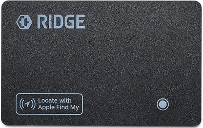 Ridge Wallet Tracker Card - Tile Slim Tracking Card Compatile with Apple Find My, Item Locator for Luggage Tags, Passports, Phone, IP68 Waterproof