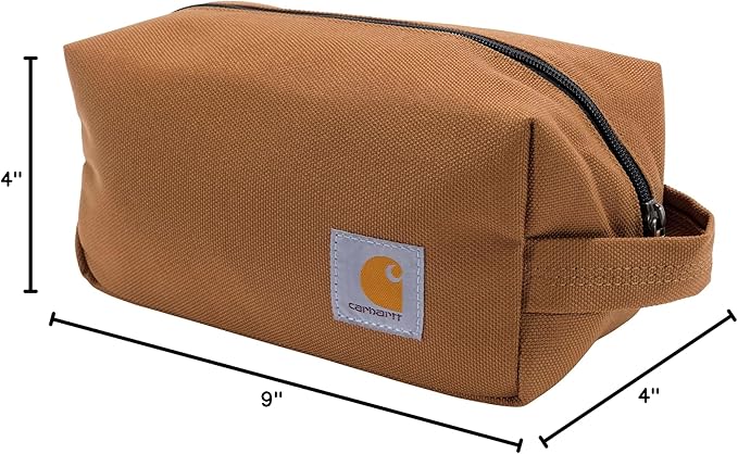 Carhartt Durable Travel Kit, Organize Essentials W/the Water Resistance Free Toiletry Bag
