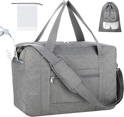 For Spirit Airlines Personal Item Bag 18x14x8 with Wet Pocket Foldable Travel Duffel Bag Underseat Carry on for Men & Women