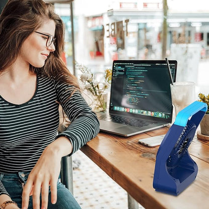 Portable Desk Fan 20000mAh Battery Operated Rechargeable, 200H Long Lasting with Timer, 3 Speeds, 360 Rotation, Portable fan with USB charging port for Home, Outdoor, Hurricane, Emergency