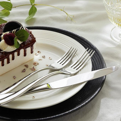 HIKAA 20-Piece Silverware Set for 4, Heavy Duty Stainless Steel Flatware Cutlery Set For Home Kitchen Restaurant Hotel, Kitchen Utensils Set, Mirror Polished, Dishwasher Safe