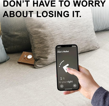 furid Airtag Wallet For Men - Smart Apple Air Tag Wallet with Airtag Holder, Rfid Pop Up Slim Minimalist Wallets,Gifts Boxed