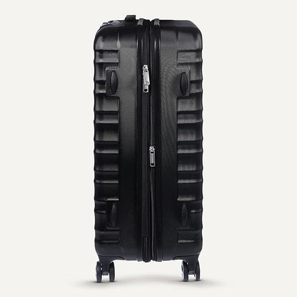 Amazon Basics 30" Hardside Large Checked Luggage, Hardshell Suitcase With Wheels, Expandable For Up to 15% More Space, With Scratch-Resistant Surface, Four Multi-directional Wheels, Black