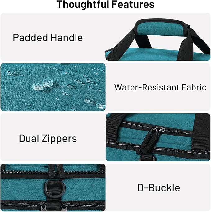 MIER Foldable Duffle Bag with Shoe Compartment 50L Travel Duffel Bags for Men Women Packable Overnight Bag for Camping Gym Weekender, Teal