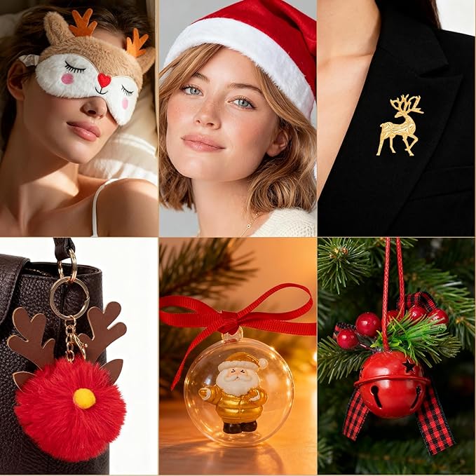 Advent Calendar 2025 Christmas Gifts for Women Mom - Luxury Gift Box with Brooch and Cute Sleeping Mask, Bath and Body Spa Gift for Women｜Spa Set Bath Gift Idea for Female Friends