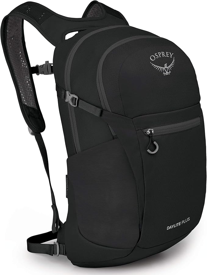 Osprey Daylite Plus Commuter Backpack – Lightweight, Everyday Pack with Laptop Sleeve and Water Bottle Pockets – Ideal for Work, School, and Travel with Versatile Storage Options, Black