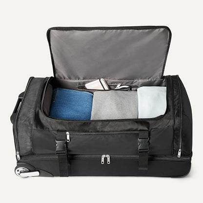 Amazon Essentials Lightweighted Carry-on Duffel with Shoe Compartment