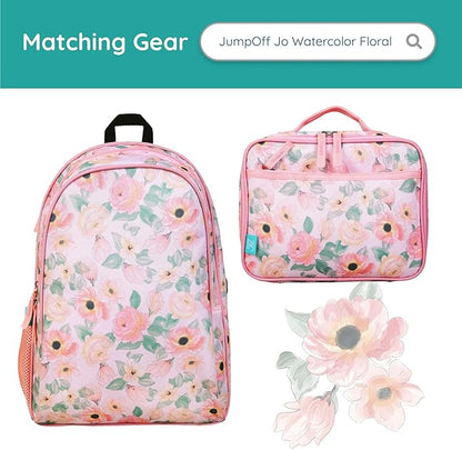 JumpOff Jo by Wildkin Overnighter Duffel Bag – Lightweight Travel Bag for Kids - Floral Watercolor