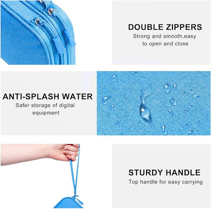 CILLA Electronics Organizer Travel, Travel Cord Organizer Case, Compact Electronics Accessories Bag for Cable, Cord, Charger, Phone