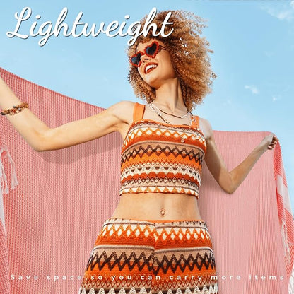 Genovega Oversized Giant Turkish Beach Towel Blanket Extra Large XXL Lightweight Quick Dry Sand Free Boho Throw Pool Cloud Sandrpoof Blankets Women Men Big Jumbo Wide 2 Person Size Dot Beiges