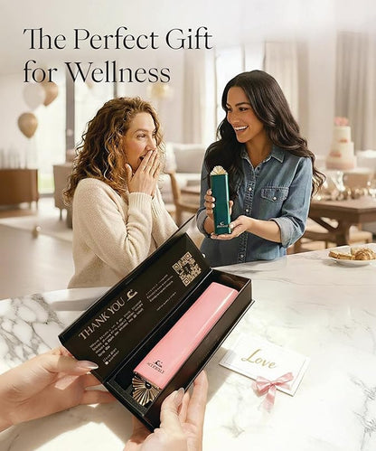 Premium Weekly Pill Organizer, 7-Day Compact Pill Case for Purse, Lightweight Gold Aluminum Pill Box for Vitamins, Medicine, Supplements, Luxury Wellness Gift