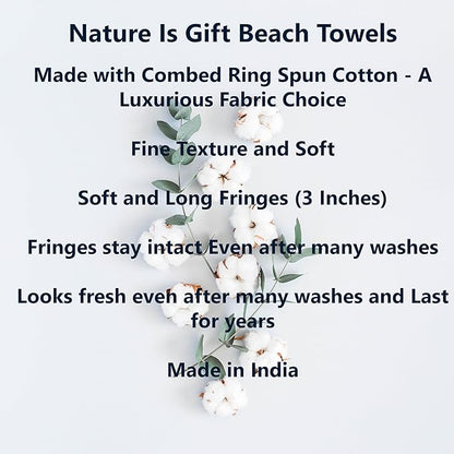 Beach Towel 100% Cotton Turkish Beach Towel Adult 38x70 Inch Pre-washed Absorbent Extra Large|Sand Free Quick Dry BathTowels|Lightweight Blanket|Travel Cruise Camping Spa Gym Yoga Towel|Dark Coral