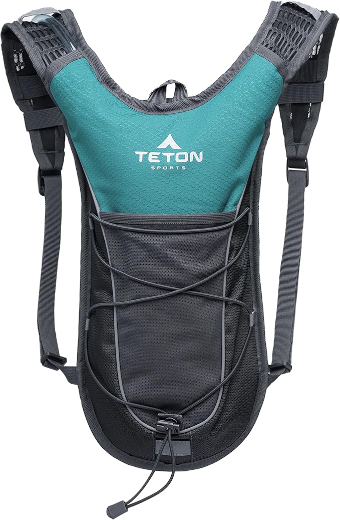 Teton Oasis/Trailrunner Hydration Backpack – Lightweight Water Pack with 2L/3L Bladder for Hiking, Running, Cycling, Biking – 2L/18L/22L Sizes – Sewn-in Rain Cover – Fits Men and Women
