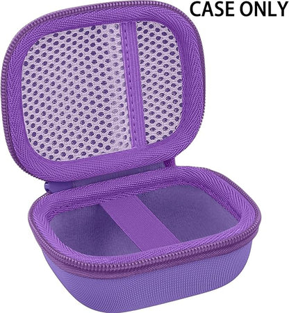 co2CREA Hard Case for Beats Powerbeats Pro 2 with Carabiner Clip, Shockproof Earbuds Storage Box – Protective Travel Cover for Powerbeats Pro 2 Wireless Bluetooth Earbuds (Hyper Purple Case)