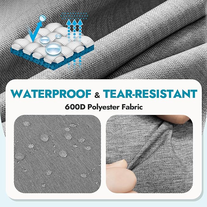 Canway 85L Travel Duffel Bag, Foldable Weekender Bag with Shoes Compartment for Men Women Water-proof & Tear Resistant