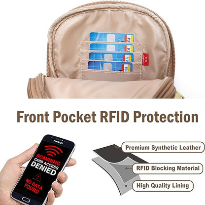 INICAT Sling Bag for Women Touchscreen Small Crossbody Cell Phone Purse Fanny Pack