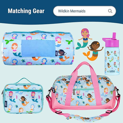 Wildkin 12-inch Kids Backpack – Padded, Adjustable, Ideal for Daycare & Travel (Mermaids)