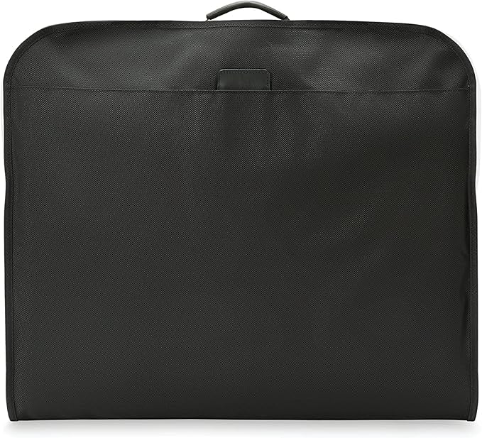 Briggs & Riley Classic Garment Bag for Hanging Clothes - Suit & Dress Travel Bag for Men & Women, Wrinkle Reducing Luggage for Shirts, Tuxedos, & Coats, Smooth Zipper - Baseline Collection, Black