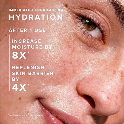 Farmacy Ceramide Face Moisturizer + Cleansing Balm Duo - Travel Size Skin Care Set with Green Clean Makeup Remover Balm + Honey Halo Moisturizer Face Cream (2 Count)