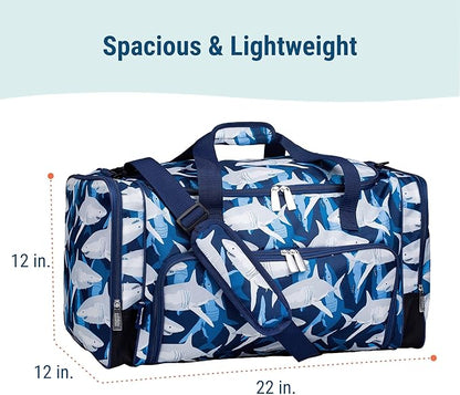 Wildkin Kids Weekender Duffel Bag – Carry-On Size for School, Travel, & Sleepovers