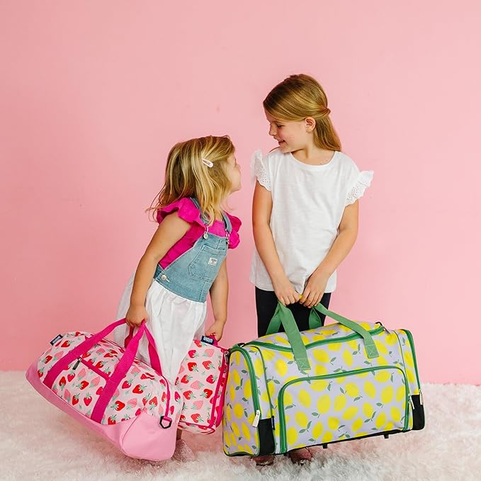 Wildkin Kids Weekender Duffel Bag – Carry-On Size for School, Travel, & Sleepovers