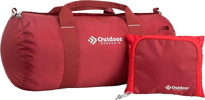 Outdoor Products Deluxe Duffel (Black, 12 in X 24 in)