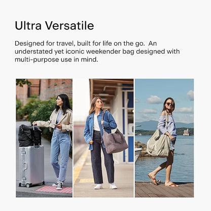 Lo & Sons Original Catalina Deluxe Premium Canvas Duffel Bag – Travel, Gym, Hospital, or Weekender Bag with Shoe Compartment