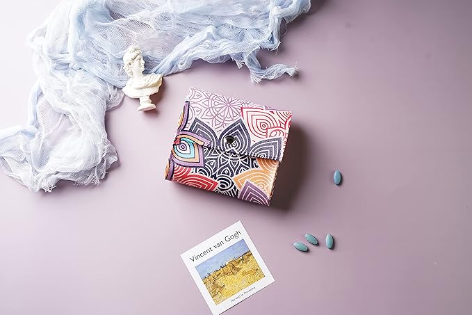 Pill Organizer,LIZIMANDU Weekly Travel Pill Case Box Medication Reminder Daily AM PM, Day Night 7 Compartments,for 4 Times A Day, 7 Days a Week-Includes Leather PU Carrying Case(Colorful Flower)