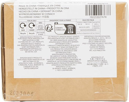 Amazon Basics 5-Pack USB-A to Micro USB Charging Cable, 480Mbps Transfer Speed with Gold-Plated Plugs, USB 2.0, 10 foot, Black