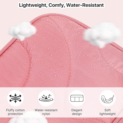 Skycase Tech Pouch - Lightweight Electronics Organizer Travel Case, Double Layers Travel Cable Organizer, All-in-One Storage Bag for Charger, Cord, Phone, Flash Drive, Accessories