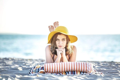 Beach Towel 100% Cotton Turkish Beach Towel Adult 38x70 Inch Pre-washed Absorbent Extra Large|Sand Free Quick Dry BathTowels|Lightweight Blanket|Travel Cruise Camping Spa Gym Yoga Towel|Red Purple