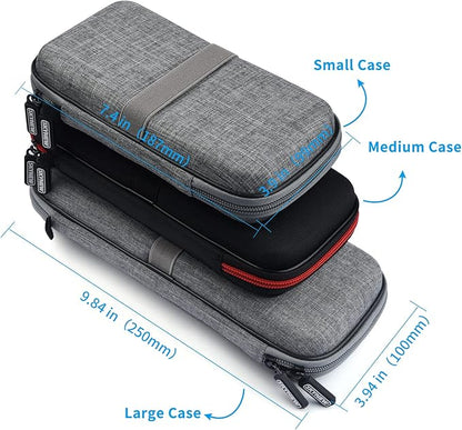 Power Bank Case for INIU 20000mAh Power Bank, Portable Charger Case for Durecopow 20000mAh Solar Power Bank and iMuto 30000mAh Power Bank with Carabiner