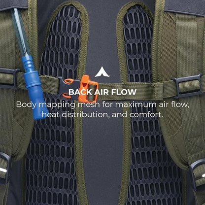 Teton Oasis/Trailrunner Hydration Backpack – Lightweight Water Pack with 2L/3L Bladder for Hiking, Running, Cycling, Biking – 2L/18L/22L Sizes – Sewn-in Rain Cover – Fits Men and Women