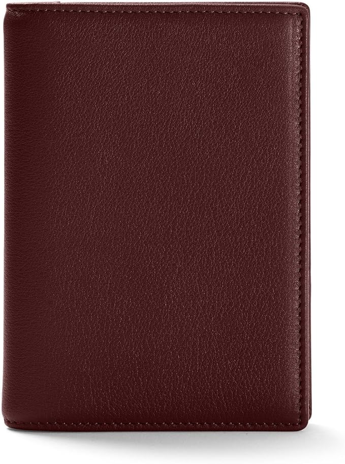Leatherology Deluxe Passport Cover – Leather Travel Wallet with Card Slots, Pockets & Cash Storage
