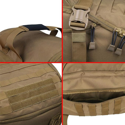 Greencity Travel Duffel Bag for Weekend Overnight Bag Waterproof Small Large for Men Women 30L 45L 85L Coyote