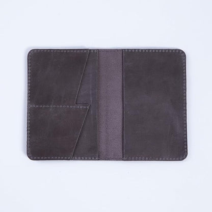 INCARNE Leather Passport Holder for Travel - Passport Case - Passport Wallet for Men - Passport Cover for Women Sleeve Protector - Travel Essentials Vacation Luggage Travel Gifts - Vintage Gray