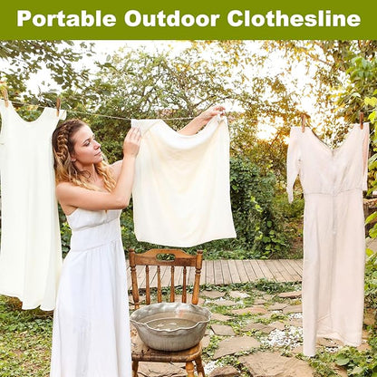 uxcell 4mm Nylon Rope, 10ft Portable Clothesline for Luggage and Backpack Tie Downs, Hanging Clothes, Swings, Camping and Mountaineering Tie Downs, White