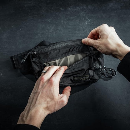 Eberlestock Bando Bag - Tactical Men's Fanny Pack w/Adjustable Waist Belt, Zippered Pockets, Compact Lightweight Belt Bag