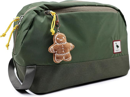 Travel Toiletry Bag 8L, Large Packing Cube with Waterproof TPU Wet/Dry Compartment (Christmas Edition)