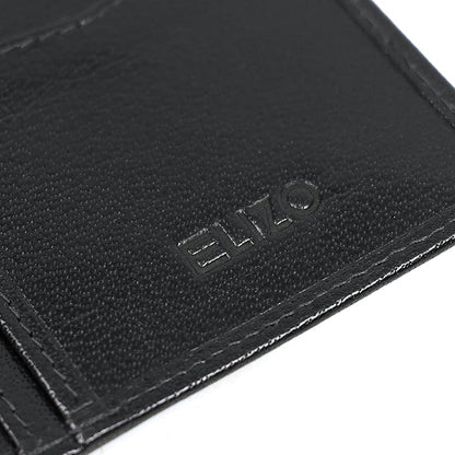 ELIZO Men's Genuine Leather Long Wallet - RFID Blocking Rodeo Checkbook Wallet | Slim Western Bifold Wallet with 16 Card Slots, ID Window | Top Grain Leather Cowboy Wallet