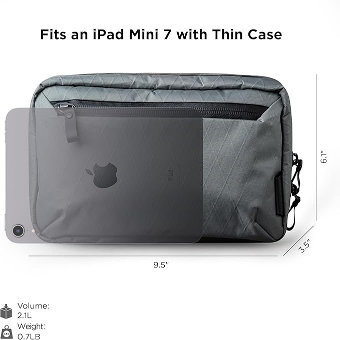 ALPAKA Elements Tech Case - Travel Organizer Pouch for Electronics, Cables, EDC with Weatherproof Fabrics, YKK Zippers