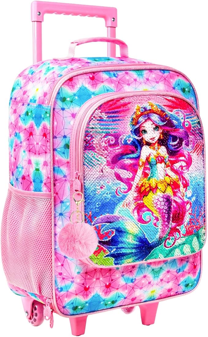 Kids Luggage for Boys and Girls, Cute Dinosaur Unicorn Rolling Wheels Suitcase for Toddler Children