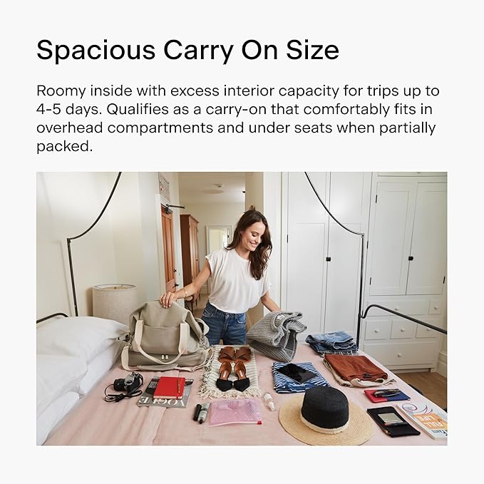 Lo & Sons Original Catalina Deluxe Premium Canvas Duffel Bag – Travel, Gym, Hospital, or Weekender Bag with Shoe Compartment