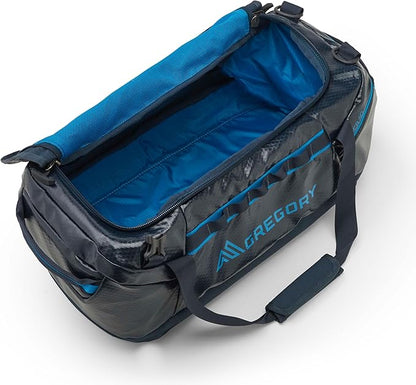 Gregory Alpaca 40L Water-Resistant Adventure Travel/Gear Organization Duffel Bag with Packing Cube Included, Slate Blue