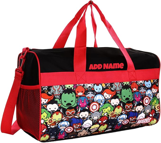 Personalized Licensed Kids Duffel Bag - KAWAII MARVEL