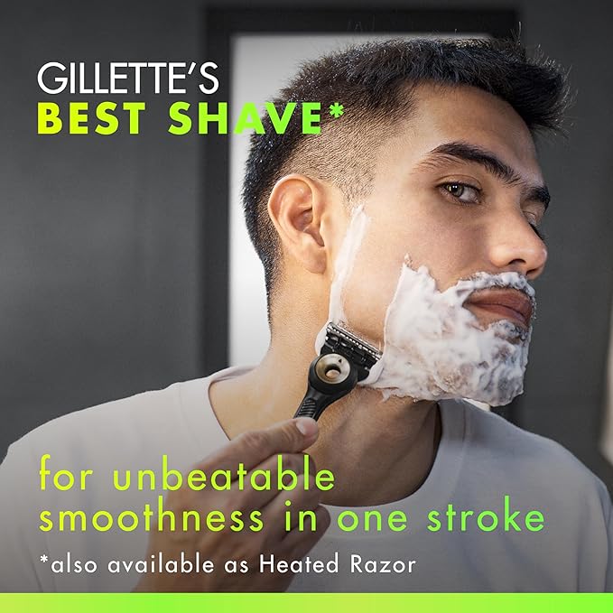 GilletteLabs With Exfoliating Bar Shaving Razor For Men, 1 Handle, 3 Blade Refills, Includes Travel Case for Convenient Storage On The Go, Holiday Gifts for Men