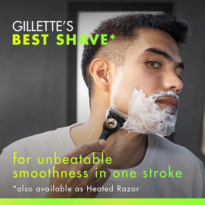 GilletteLabs With Exfoliating Bar Shaving Razor For Men, 1 Handle, 3 Blade Refills, Includes Travel Case for Convenient Storage On The Go, Holiday Gifts for Men